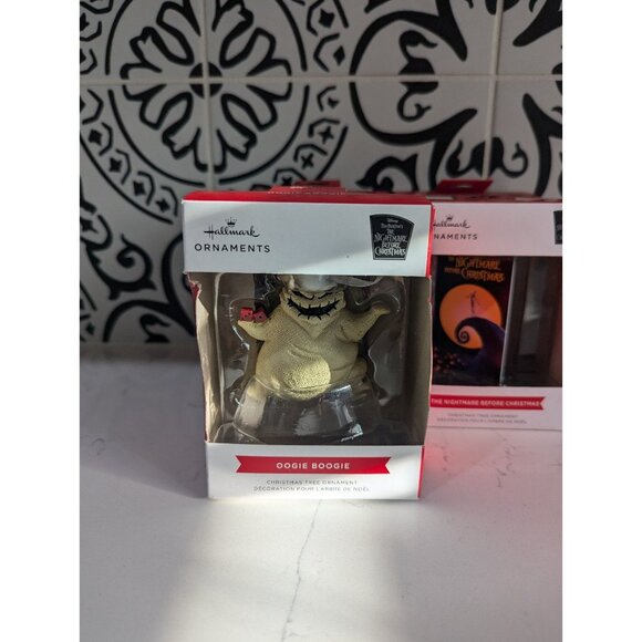 Lot of 5 New Hallmark Nightmare Before Christmas Ornaments Jack Sally Oogie - Picture 4 of 4